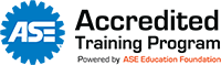 Accredited Training Program Powered by ASE Education Foundation.